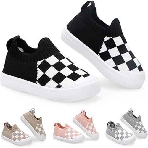 Mesh Toddler Shoes,Baby Sneakers Girls Boys, Baby Sock Shoe,Slip-On Baby Walking Shoes,Breathable Toddler Tennis Shoes,Baby Non-Slip Breathable Slippers with Soft Rubber Soles 6 9 12 18 24 Months