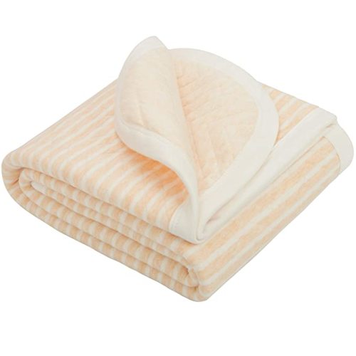 NTBAY Jersey Cotton Quilted Toddler Blanket, Breathable and Warm for Boys and Girls Baby Blanket, 30x40 Inches, Yellow