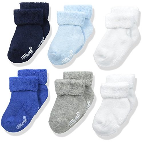 Little Me baby-boys Baby Boys' 6 Pack SocksBaby Boy Socks