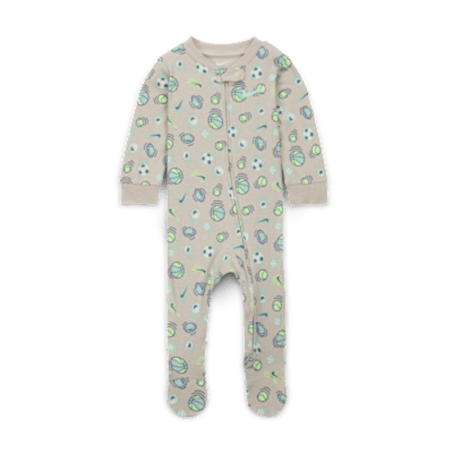 Nike Baby (0-9M) Sportball Printed Footed Coverall
