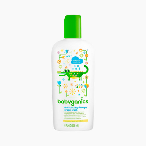 Babyganics Moisturizing Therapy Cream Wash - Fragrance Free, 8 oz