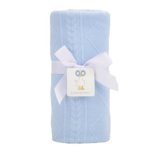 GooseWaddle Blue Baby Blanket