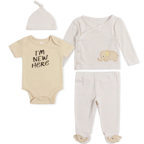 Koala Baby 4 Piece Take Me Home Sets, Oatmeal