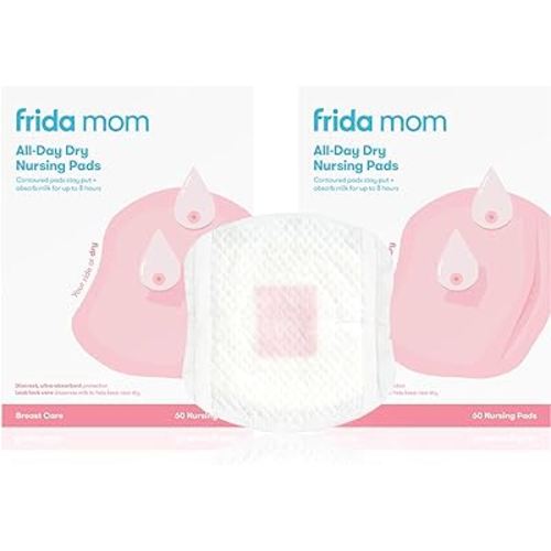  Frida Mom Cooling Hydrogel Nipple Pads - Soothing Nursing Pads,  Made for Sore Nipples, Breastfeeding Essentials for Mom, 8 Count : Baby