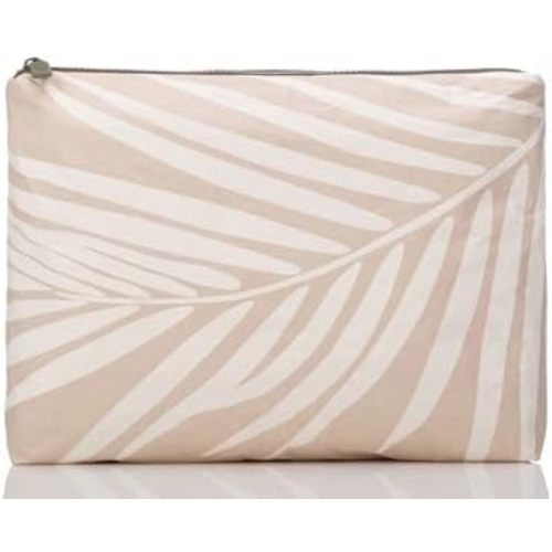 ALOHA Collection Mid Pouch, Lightweight, Packable, & Splash-Proof Pouch for Travel, Makeup, Toiletries, Organization, Gym, Pool & Beach. Easy to Clean Material. (11" x 8.5")