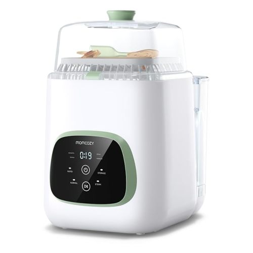 Momcozy KleanPal Pro Baby Bottle Washer - Sterilizer & Dryer Combo for Easy Cleaning - Bottle Washer Machine for All Bottles, Pump Parts & Baby Item Care - Save Time & Effort