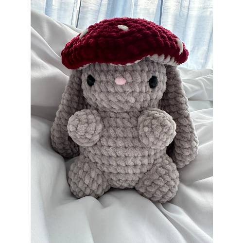Mushroom Bunny Crochet Plush