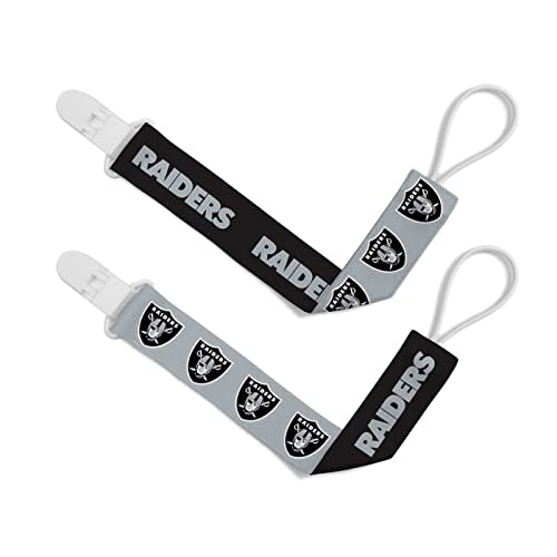Baby Fanatic NFL Unisex-Baby 2-Pack Pacifier Clips