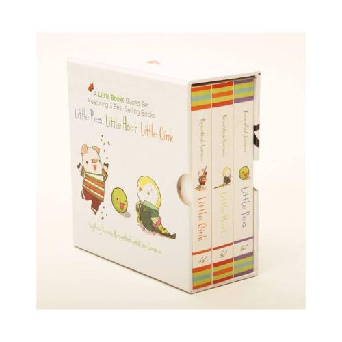 Little Books Boxed Set: Little Pea, Little Hoot, Little Oink - by Amy Krouse Rosenthal (Board Book)