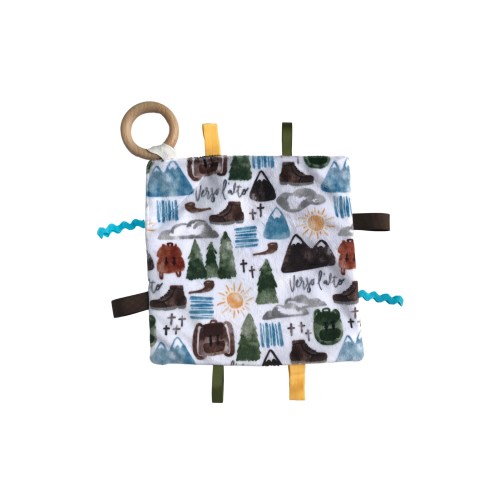 Verso L'alto Blessed Pier Giorgio Frassati Minky Crinkle Toy, Sensory Toy, Baby Lovey, First Soft Toy, Baby Gift