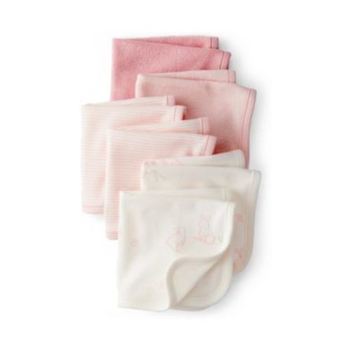 Baby Girls 6-Pack of Washcloths