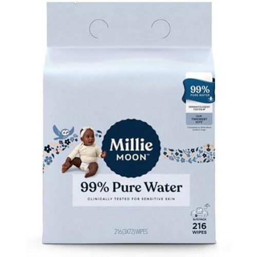 Millie Moon H20 Wipes - 216ct