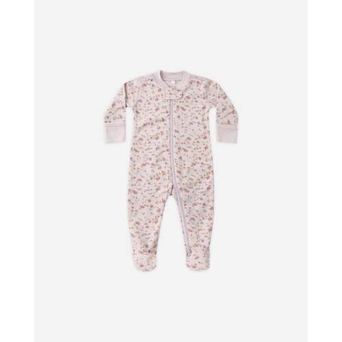 Quincy Mae Zip Long Sleeve Sleeper Footie || Garden