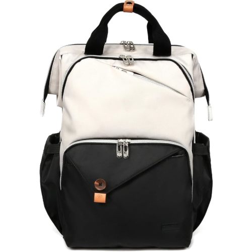 Hap Tim Baby Diaper Bag for Boys Girls, Large Backpack Diaper Bags with Double Compartments, Baby Registry Search Shower Gifts Stuff Newborn Must Haves(7340-BH)