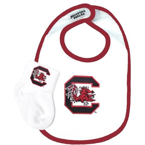 South Carolina Gamecocks Baby Bib and Socks Set
