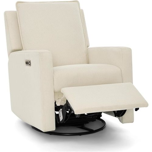 Delta Children - babyGap Harlowe Power Recliner, Almond | Power Recliner with USB-A and Type-C Ports, Greenguard Gold Certified, Stain-Resistant Fabric, Oeko-TEX 100 Certified