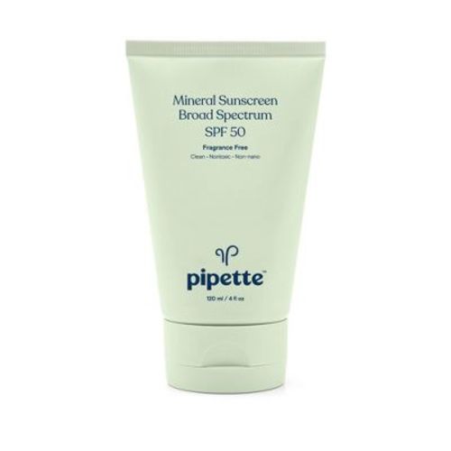 Pipette Mineral Broad Spectrum Spf 50 Sunscreen - 4 Fl Oz