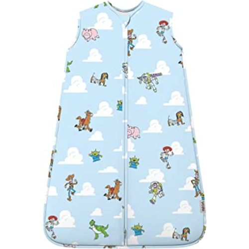 Milk Snob Baby Sleep Sack for 0-6 Months – Sleeveless Newborn Sleep Sack with Wearable Easy Zip Closure - Unisex Baby Swaddle Sack for Girl and Boy – Soft and Cozy Baby Sleeping Bag - Disney Toy Story