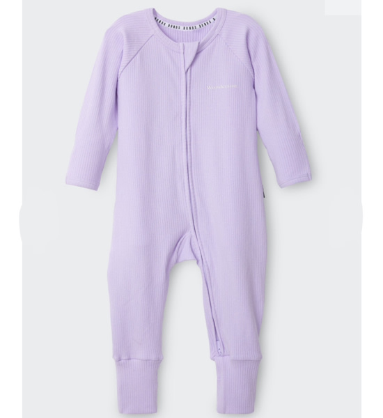 Bonds Wide Needle Rib Zippy | Baby Baby Coverall | BWJ9A
