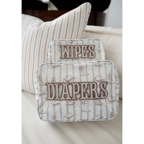 Diapers + Wipes Western Blues Clear Coat - Bundle – KenzKustomz
