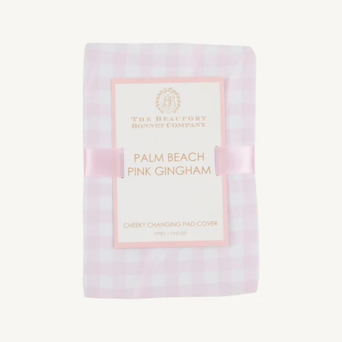 Cheeky Changing Pad Cover - Gingham