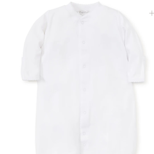 White Kissy Basics Convertible Gown