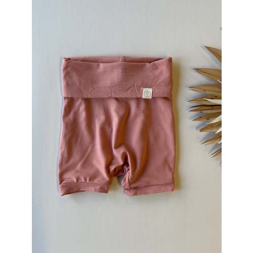 | Fold Over Shorties | Salmon | Luxury Bamboo