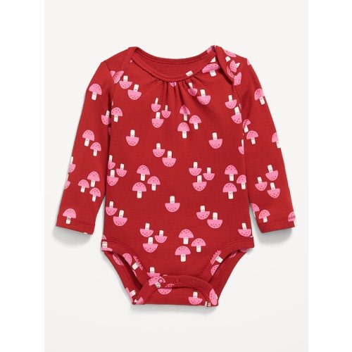 Printed Long-Sleeve Bodysuit for Baby