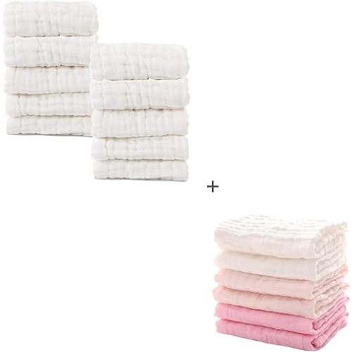 MUKIN Baby Washcloths Sets