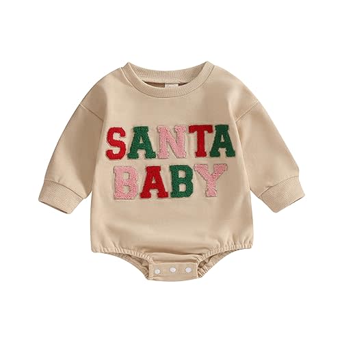 FIOMVA My First Easter Baby Girl Outfit Newborn Bunny Bubble Romper Toddler Rabbit Sweatshirt Infant Onesie Clothes