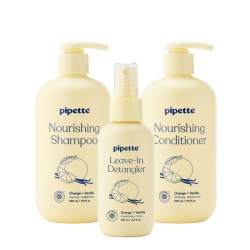 Pipette Leave-In Detangler 4.4 fl oz + Daily Nourishing Shampoo 11.2 fl oz + Daily Nourishing Conditioner 11.2 fl oz