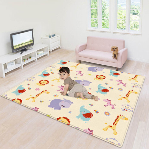 COM1950s Baby Play Mats for Floor Baby Play Mat Foldable Baby Crawling Mat Reversible Baby Play Gym Mat Non-Slip Baby Play Mat Foldable Play Mat for Baby Crawling