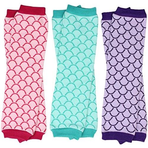 juDanzy 3 Pairs of Girls Baby Leg Warmers for Newborn, Infant, Toddler, Child