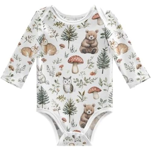 vvfelixl Baby Bodysuits Hanukkah Jewish Holiday Long Sleeve Cotton Baby Clothes for Boys Girls 0-24 Months