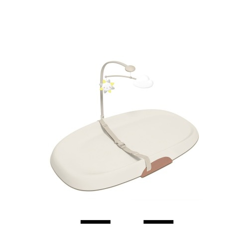 Skip Hop Nursery Style Wipe Clean Changing Pad, Oat