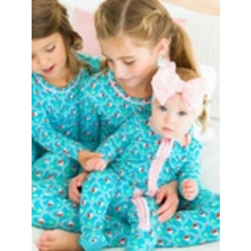 Ruffle One Piece Footie Pajamas