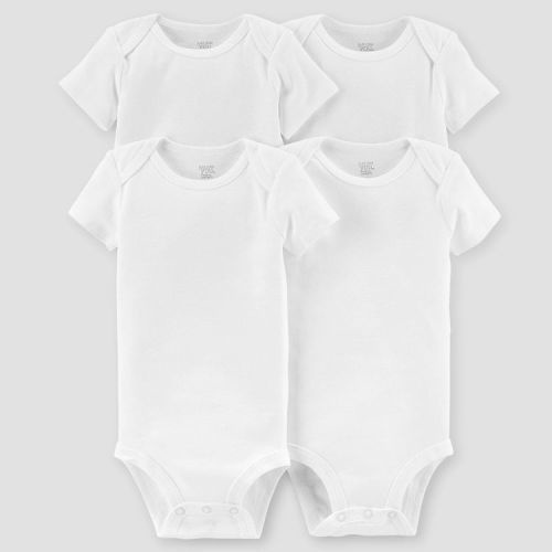 Carter's Just One You® Baby 4pk Short Sleeve Bodysuit - White (3 mos.)
