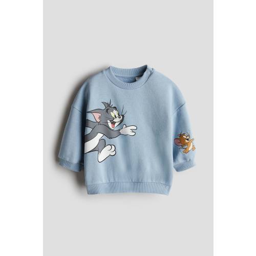 SWEATSHIRT WITH PRINTED MOTIF