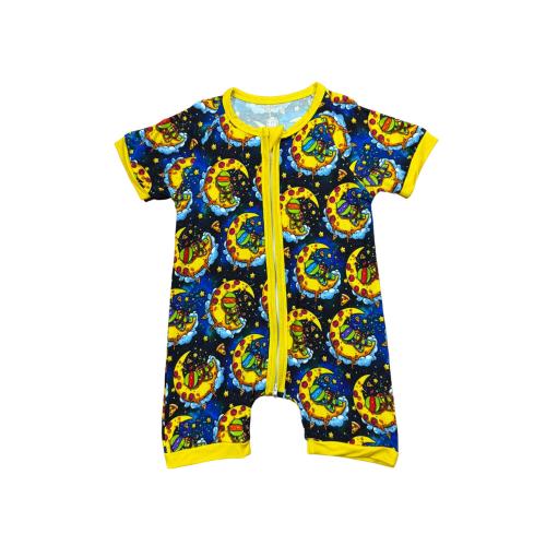 Sleepy Time Ninja Turtles Short Romper