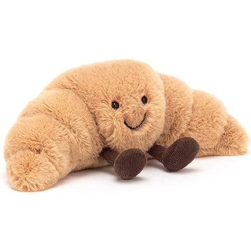 Jellycat Amuseables Croissant Stuffed Toy, Small 8.5 inches - Pastry Plush - Fun Gift Idea