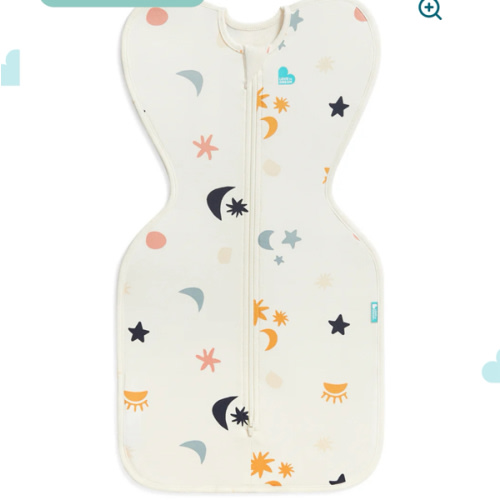 Swaddle Up™ 1.0 TOG Organic Cotton Buff Lunar
