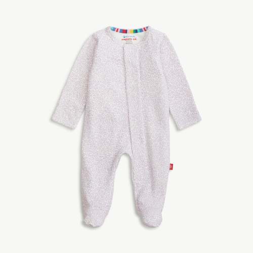 lilac foliage organic cotton magnetic footie – Magnetic Me