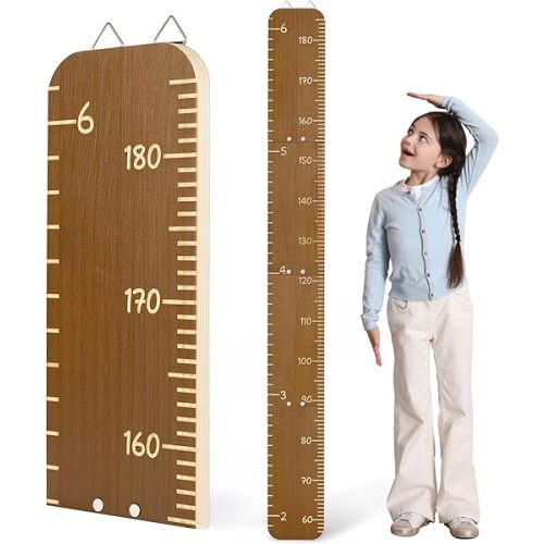 Growth Chart for Wall Wooden Height Chart for Kids Unicorn Castle Height Measurement for Wall Kids Height Wall Chart Kids Room Nursery Wall Decor