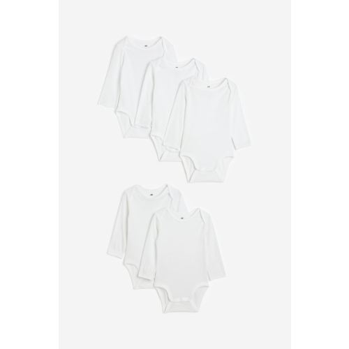 5-pack Long-sleeved Bodysuits