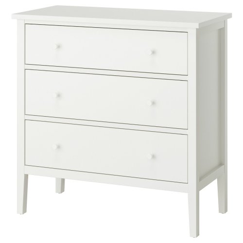 GULLABERG 3-drawer dresser - white/anchor/unlock function 39x18 7/8x39 3/8 "