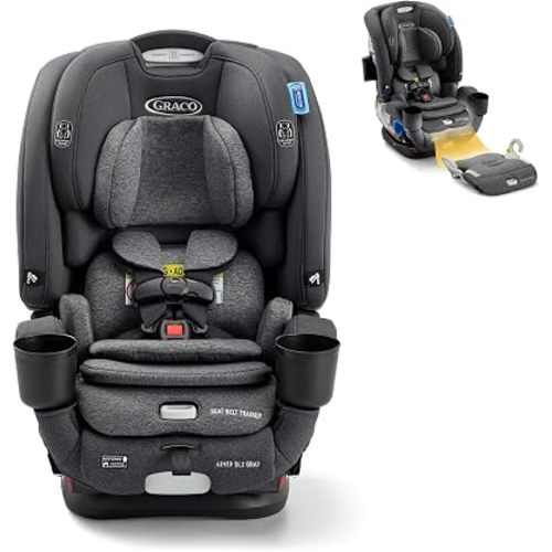 Graco 4Ever DLX Grad 5-in-1 Slim Convertible Car Seat, Harrison