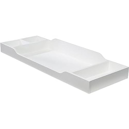 Sorelle Furniture Changing Table Topper for Dresser, Dressing and Diaper Changing Solution for Baby Dresser, Nursery Furniture-White