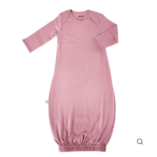 Merino Wool Baby Gown |Natural Merino Wool Baby Sleepwear – Woolino