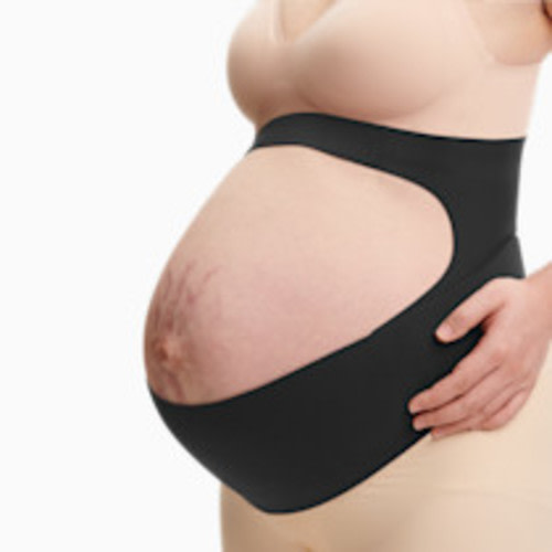 Momcozy Ergonest Maternity Belly Band - Black, XL