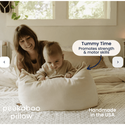 Peekaboo Pillow™ Official Site - Organic Infant Lap Pillow